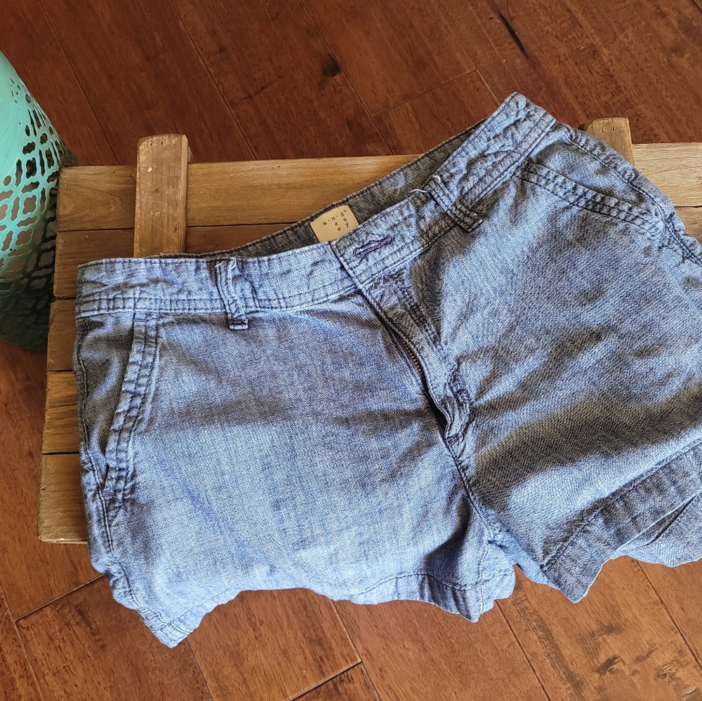Womens Chambray shorts